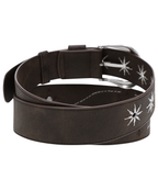 [ Pre-order ] Flame Stud Belt Brown