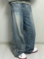 [ Pre-order ] 🇰🇷韓國直送 Vintage Botton Wide Denim Pants