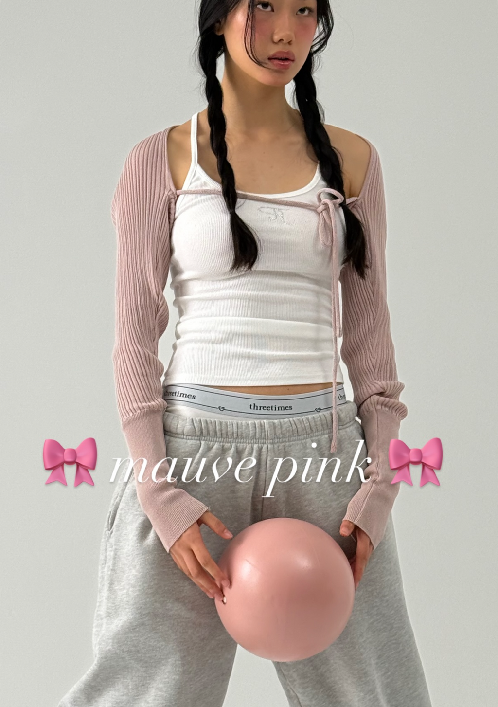 [ Pre-order ] Threetimes Jewel Cross Back Tank Top