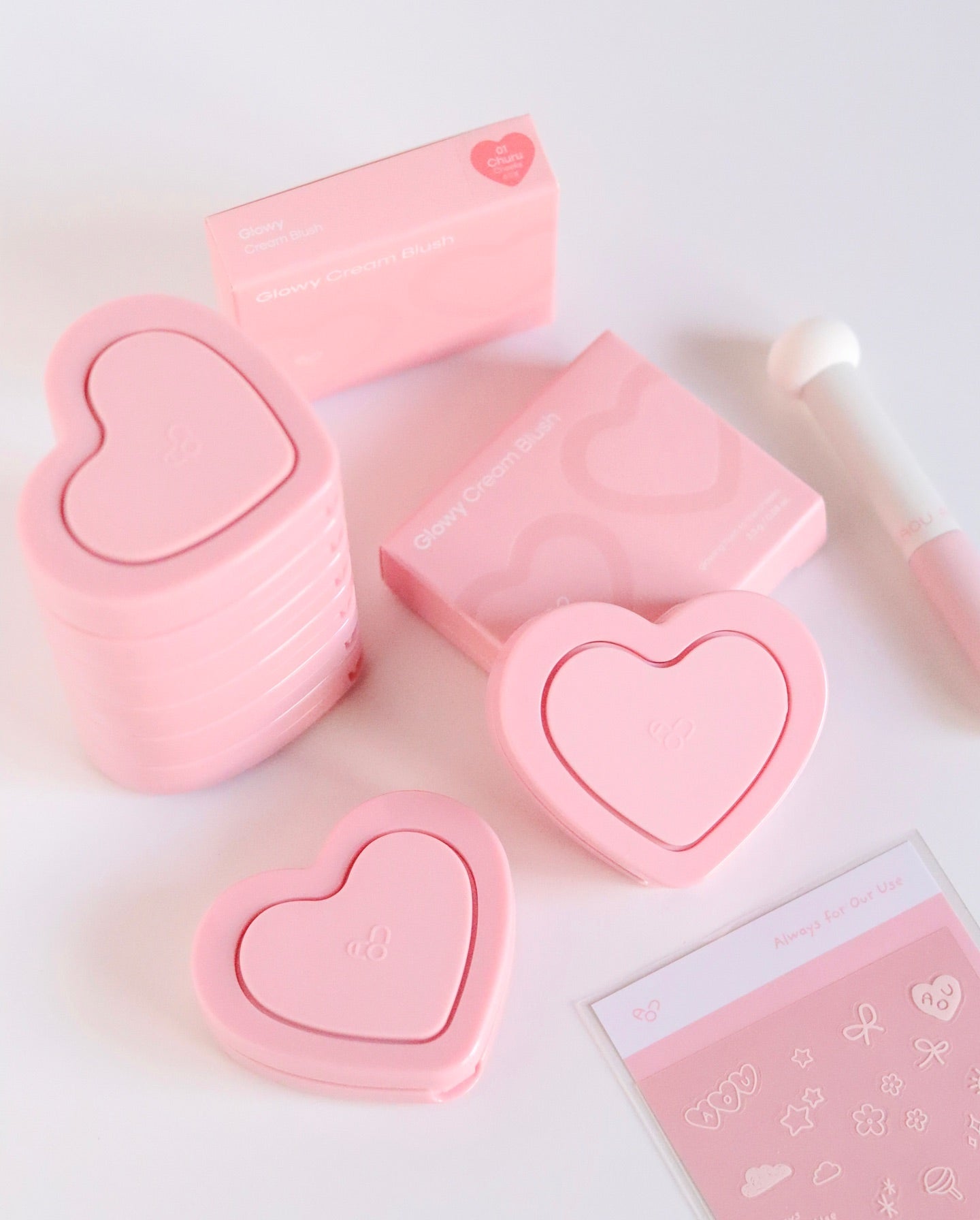 [ Karina同款 - 現貨 ] AOU🩷透感胭脂膏 Glowy Cream Blush ( 售完不補 )
