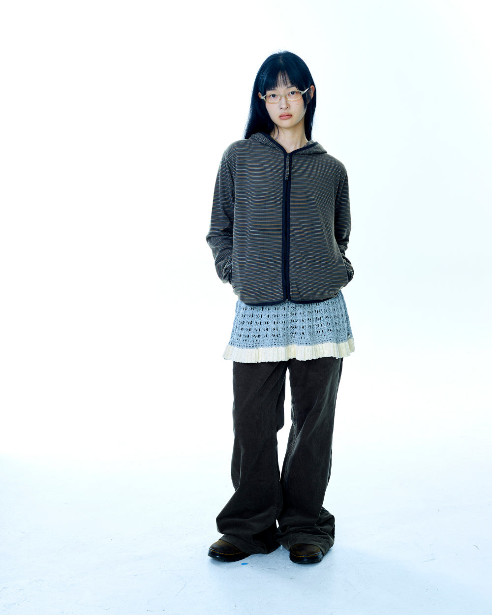 [ Pre-order ] Layered Knit Skirt