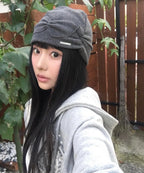 [ Pre-order ] Knit Turban Beanie Charcoal