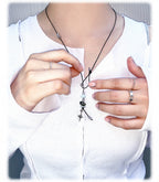 [ Pre-order ] Double Sting Stone Necklace 1