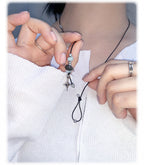 [ Pre-order ] Double Sting Stone Necklace 1