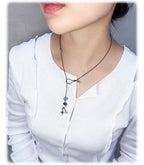 [ Pre-order ] Double Sting Stone Necklace 1