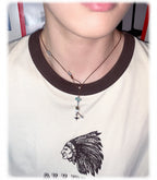 [ Pre-order ] Double Sting Stone Necklace 1