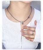 [ Pre-order ] Double Sting Stone Necklace 2