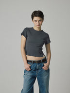 [ 🇰🇷韓國熱賣🔥現貨 ] Glowny🤍G Baby Tee 短版