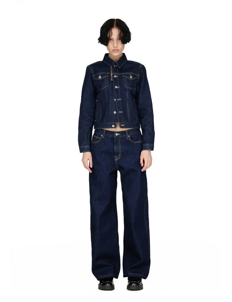 [ 店主強推 - 現貨 ] Low-Rise Denim Pants ( Indigo S現貨 )