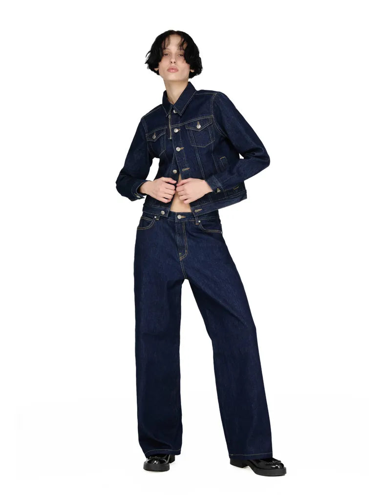 [ 店主強推 - 現貨 ] Low-Rise Denim Pants ( Indigo S現貨 )