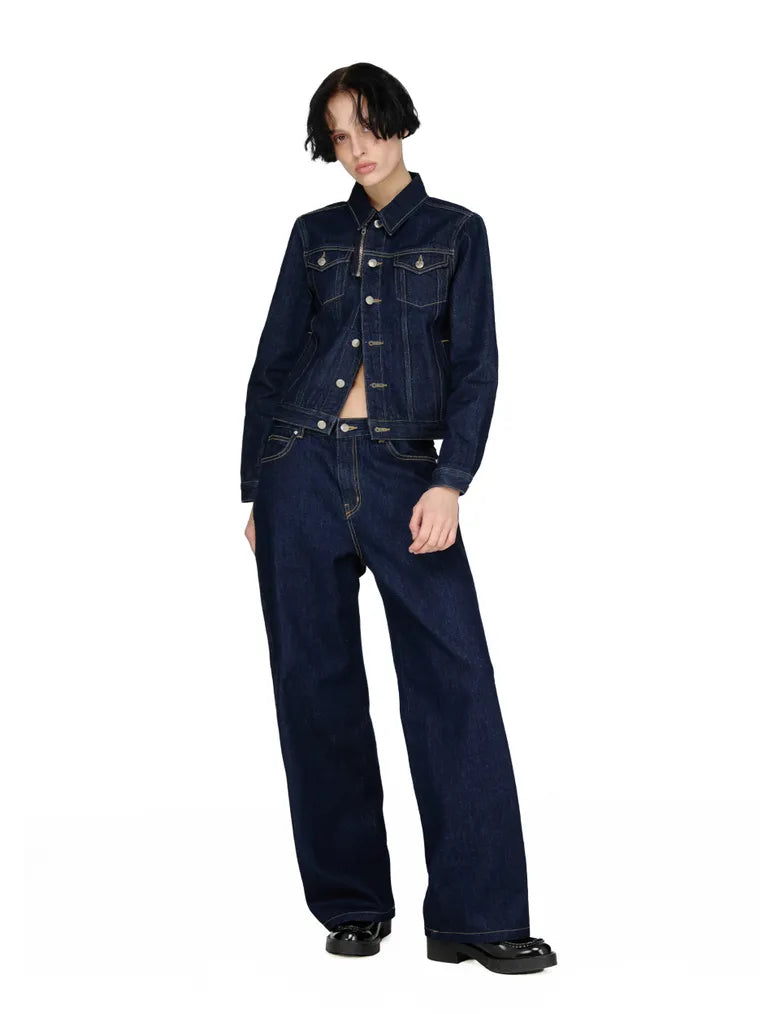 [ 店主強推 - 現貨 ] Low-Rise Denim Pants ( Indigo S現貨 )