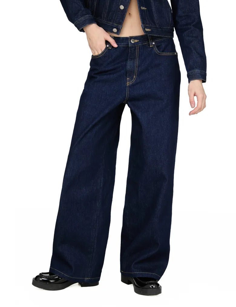 [ 店主強推 - 現貨 ] Low-Rise Denim Pants ( Indigo S現貨 )