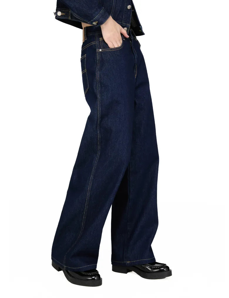 [ 店主強推 - 現貨 ] Low-Rise Denim Pants ( Indigo S現貨 )