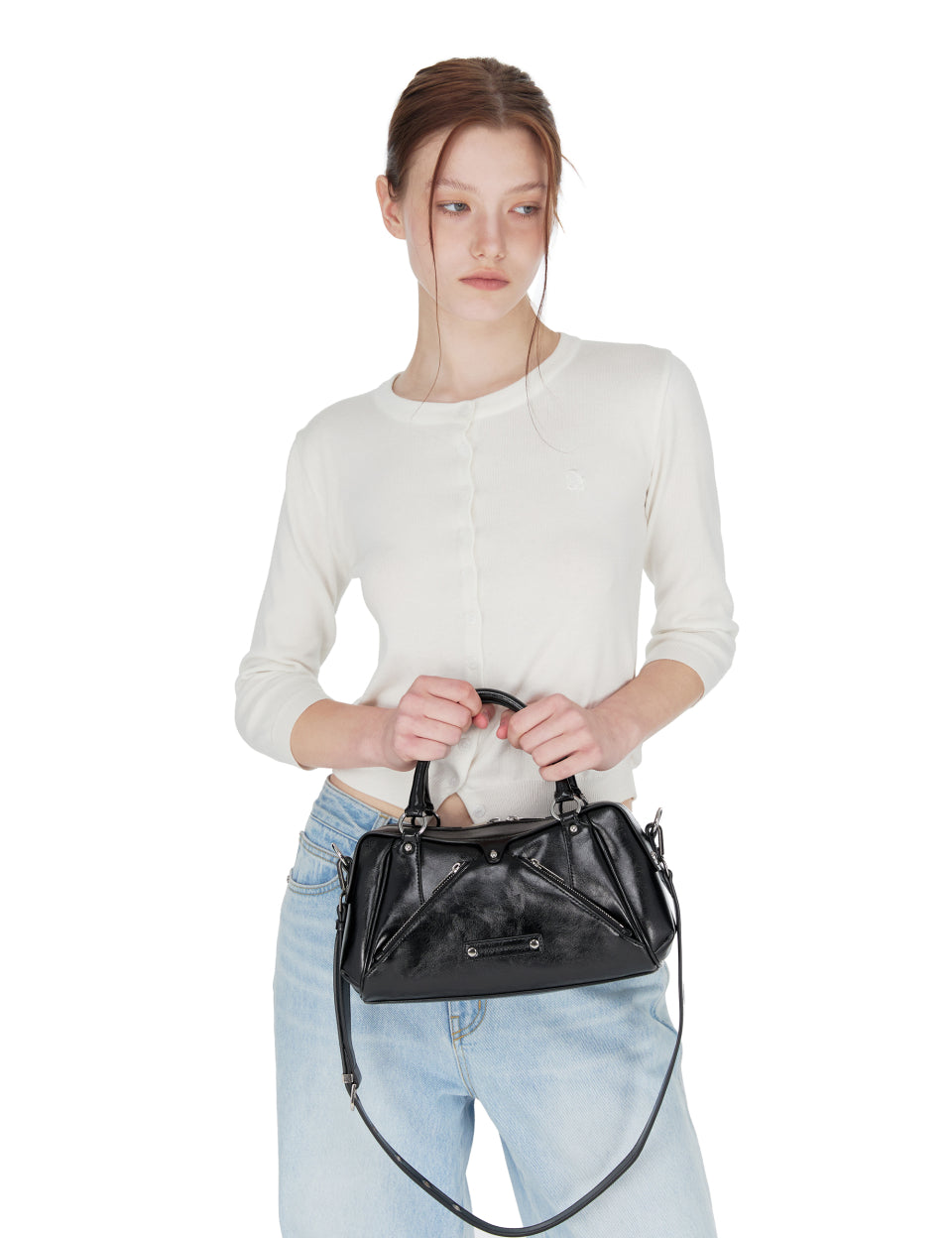 [ Pre-order ] Faux Leather Mini M.O.S Bag