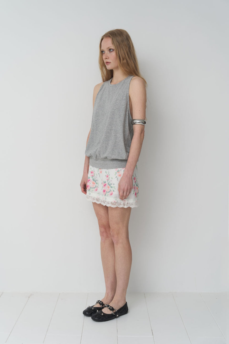 [ Pre-order ] Lace Satin Skirt