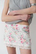 [ Pre-order ] Lace Satin Skirt