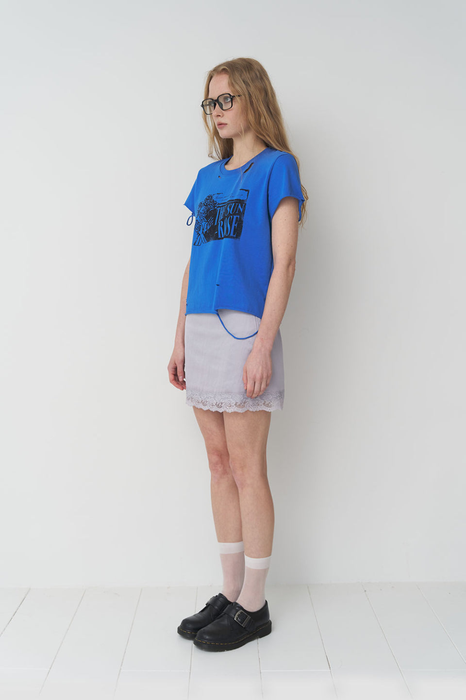 [ Pre-order ] Lace Satin Skirt
