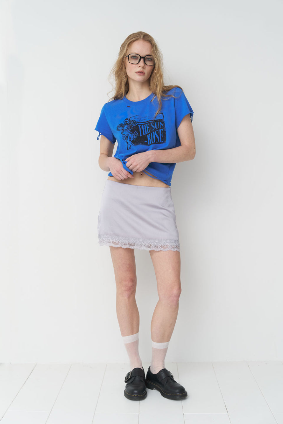 [ Pre-order ] Lace Satin Skirt