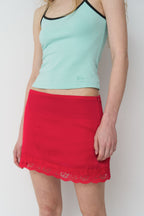 [ Pre-order ] Lace Satin Skirt