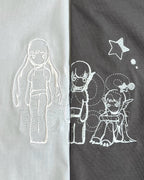 [ Pre-order ] OJOS x NOITOW SHU Graphic Crop T-shirt