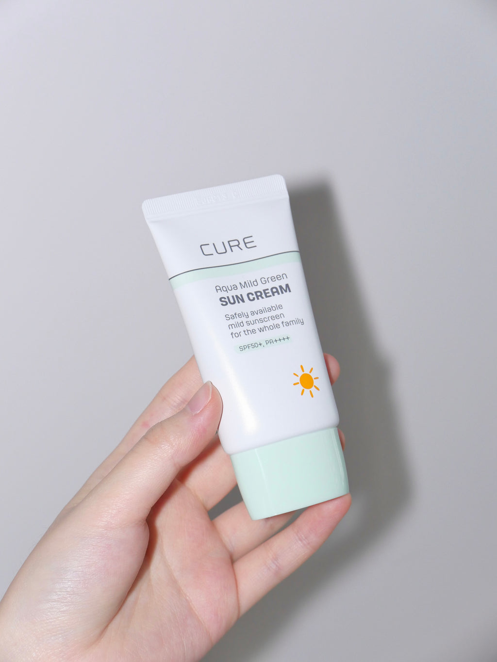 [ 店主強推 - 來港中 ] Cure🌱 Aqua Mild Green Sun Cream SPF50+ PA++++