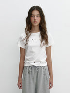 [ Pre-order ] Curve Eyelet T