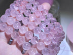 [ 現貨 ] 🇲🇬馬達加斯加碎碎冰粉晶AA+等級 Natural Madagascar Rose Quartz Bracelet
