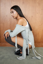 [ 現貨 ] 3way Slit Top Grey