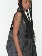 [ Pre-order ] Reversible Check Denim Bag