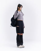 [ Pre-order ] Lotus crew neck top - Khaki