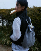 [ Pre-order ] Patchwork String Mini Backpack