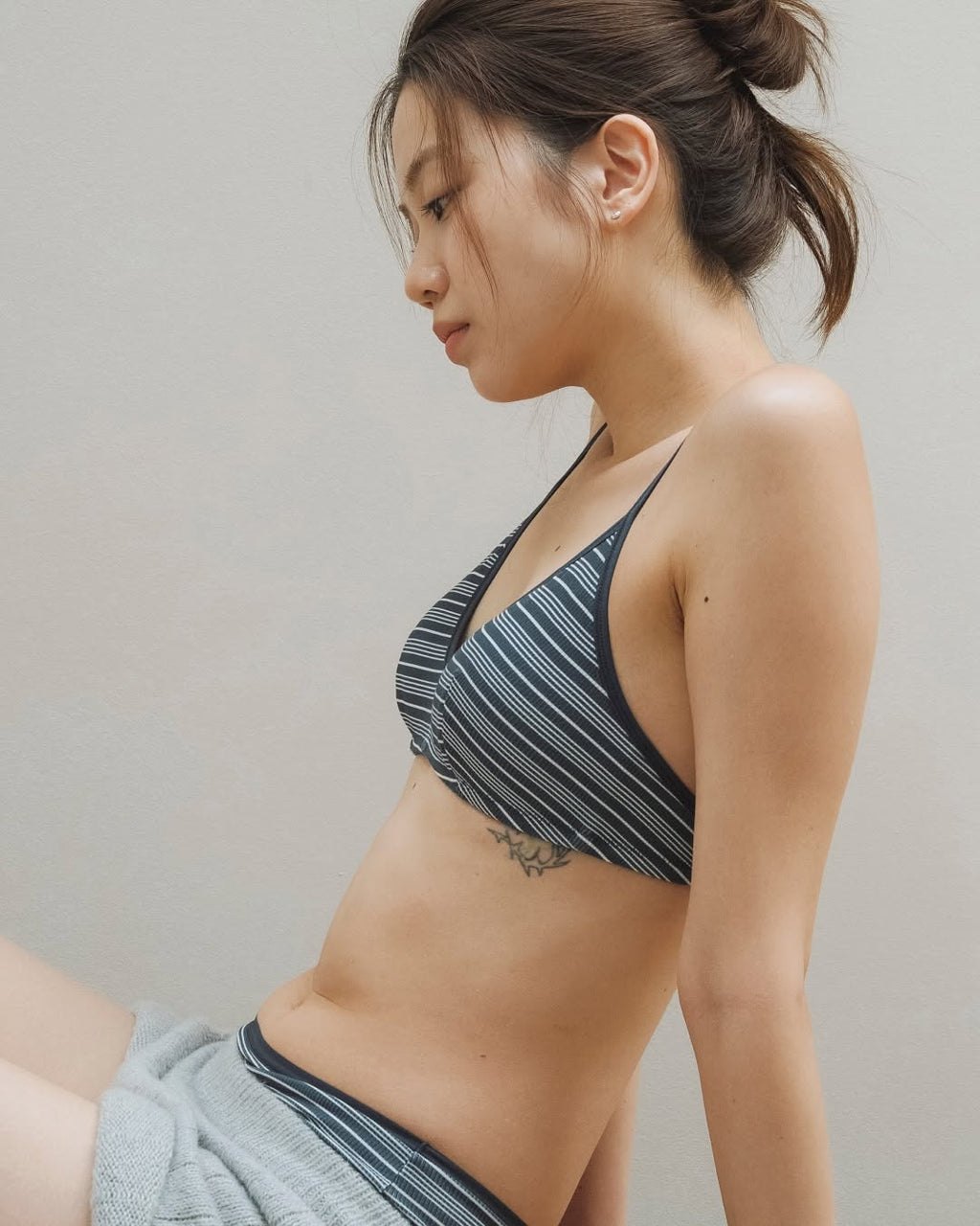 [ Pre-order ] 間條內衣套裝👙 Pattern Oh! Bra Panty SET ( 內附胸墊 )