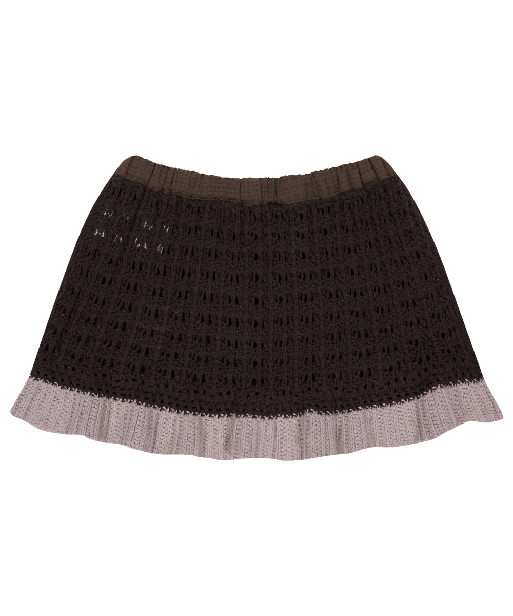 [ Pre-order ] Layered Knit Skirt