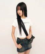 [ Pre-order ] C Rhinestone Logo T-Shirt