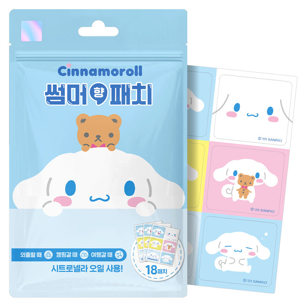 [ 韓國直送🇰🇷現貨 ] Sanrio 正方形兒童防蚊貼 ( 18個入 )