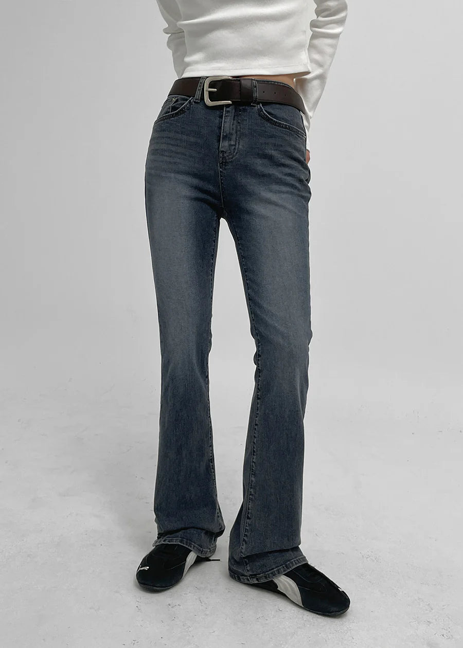 [ Pre-order ] B-Denim Long Slim Boots-cut 017 ( 可選褲長 )