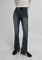 [ Pre-order ] B-Denim Long Slim Boots-cut 017 ( 可選褲長 )