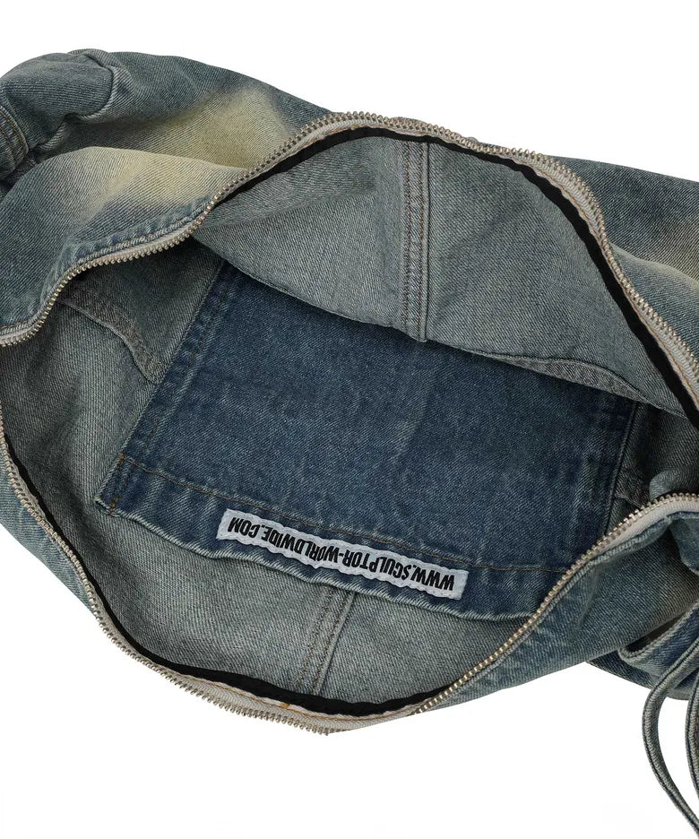 [ Pre-order ] Sculptor Vintage Brushed Denim Duffel Bag