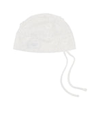 [ Pre-order ] Lace Ribbon Shirring Beanie