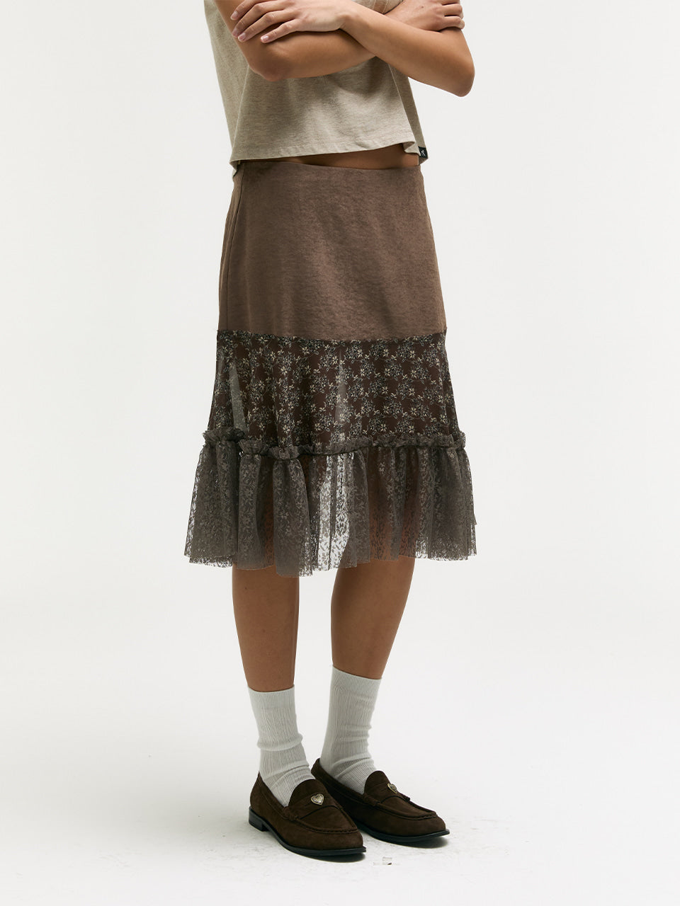 [ Pre-order ] Vintage Flower Skirt