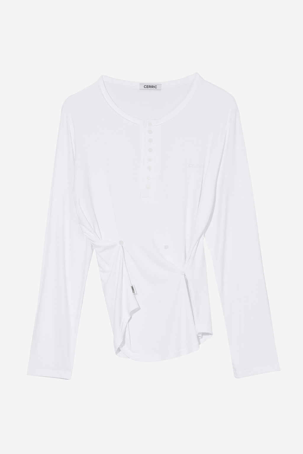 [ Pre-order ] Button Henley Neck Top