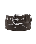 [ Pre-order ] Flame Stud Belt Brown