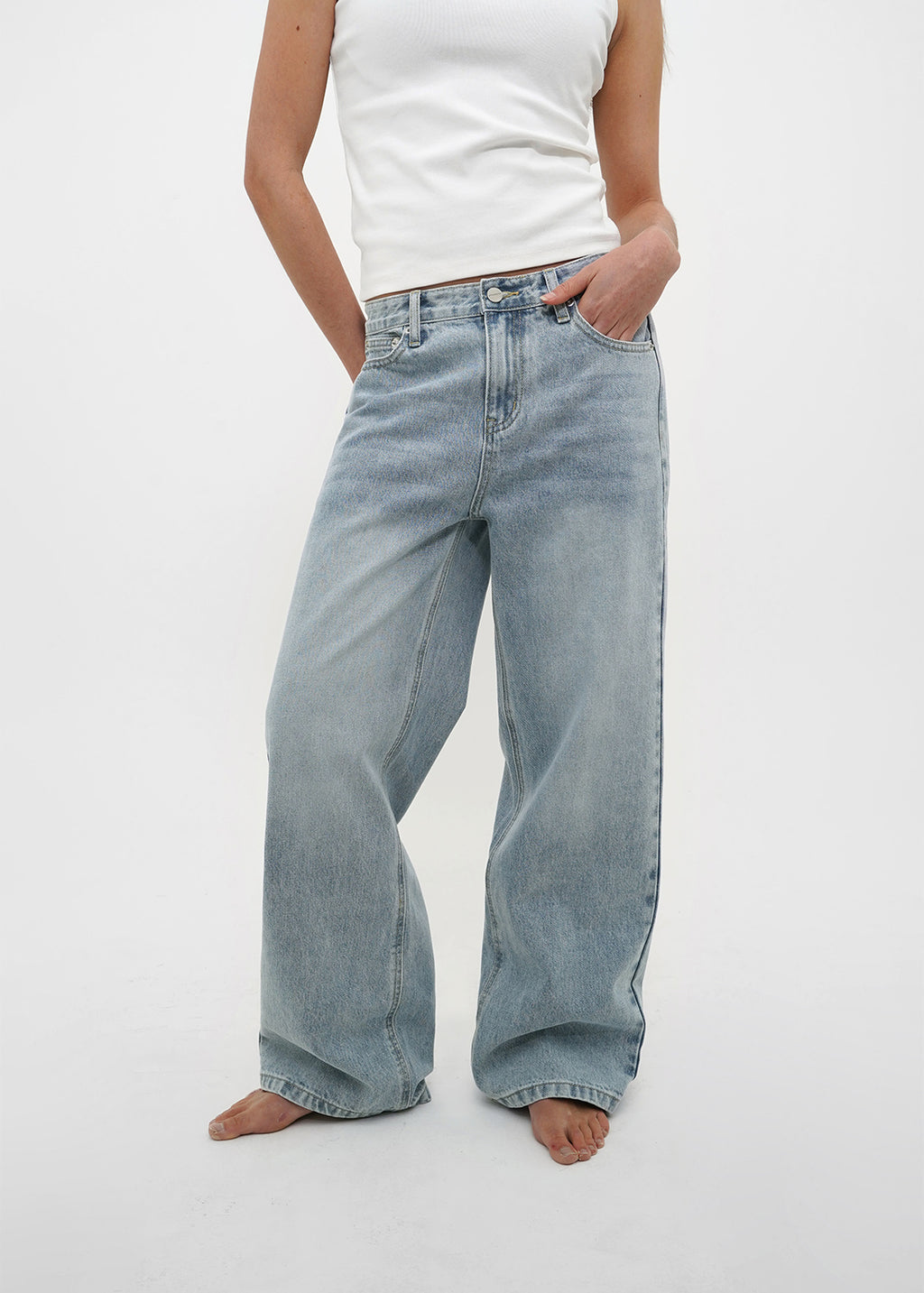 [ Pre-order ] B-Denim Low Vintage Straight Jeans 052
