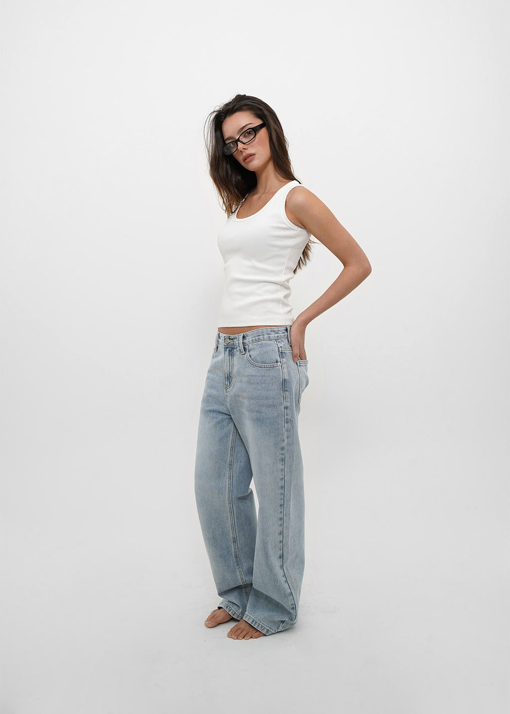 [ Pre-order ] B-Denim Low Vintage Straight Jeans 052