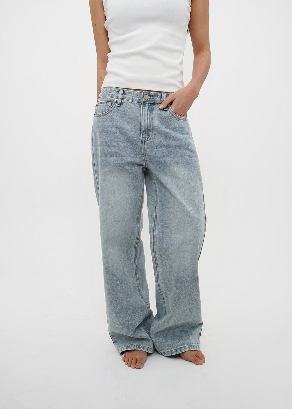 [ Pre-order ] B-Denim Low Vintage Straight Jeans 052