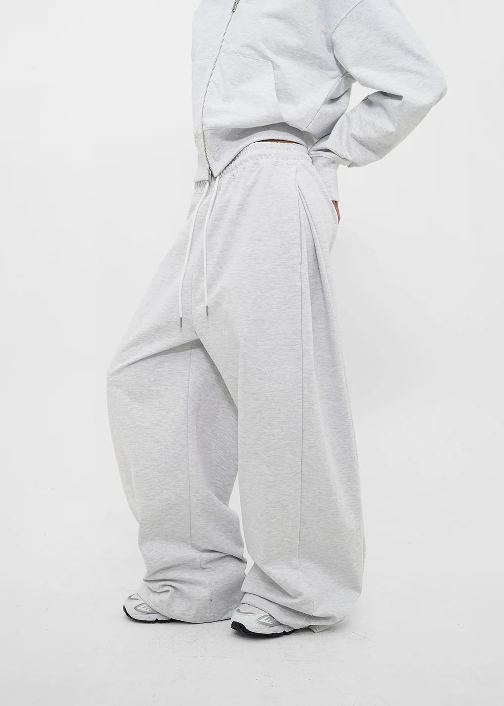 [ Pre-order ] B-Basic Mid-Sweat Folding Two-Way Pants