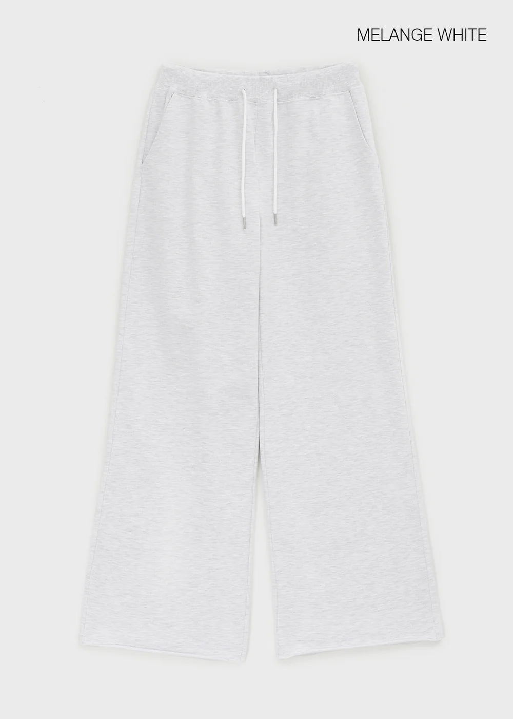 [ Pre-order ] B-Basic Mid-Sweat Cut-Out Wide Pants