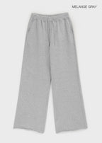 [ Pre-order ] B-Basic Mid-Sweat Cut-Out Wide Pants