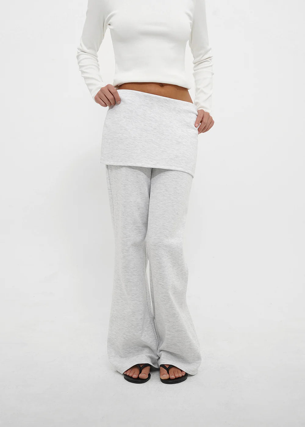 [ Pre-order ] B-Basic AirSweat Bootcut Skirt-Pants