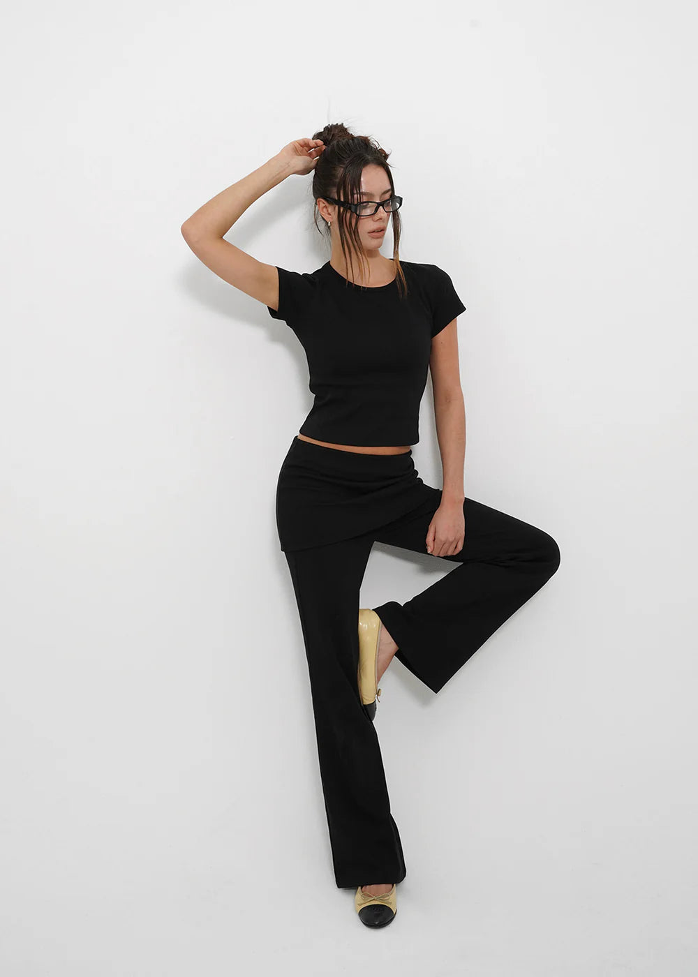 [ Pre-order ] B-Basic AirSweat Bootcut Skirt-Pants